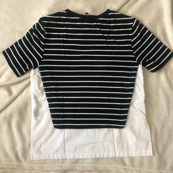 Layered Look English Factory Striped Shirt - Picture 5 of 9